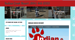 Desktop Screenshot of indiancreekresortsc.com